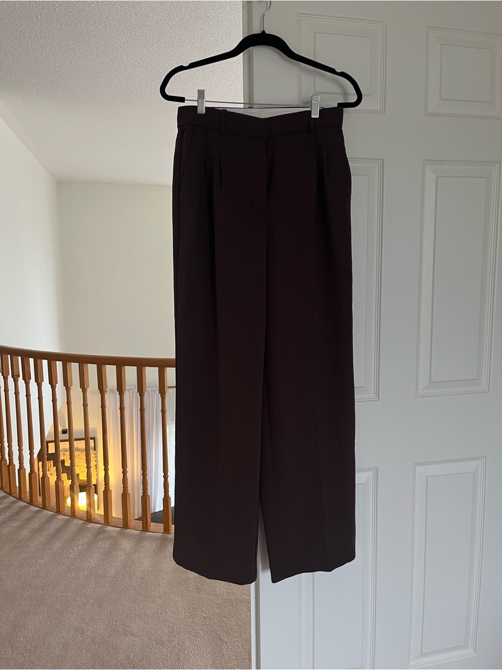 Wilfred effortless pant mocha brown 8 reg